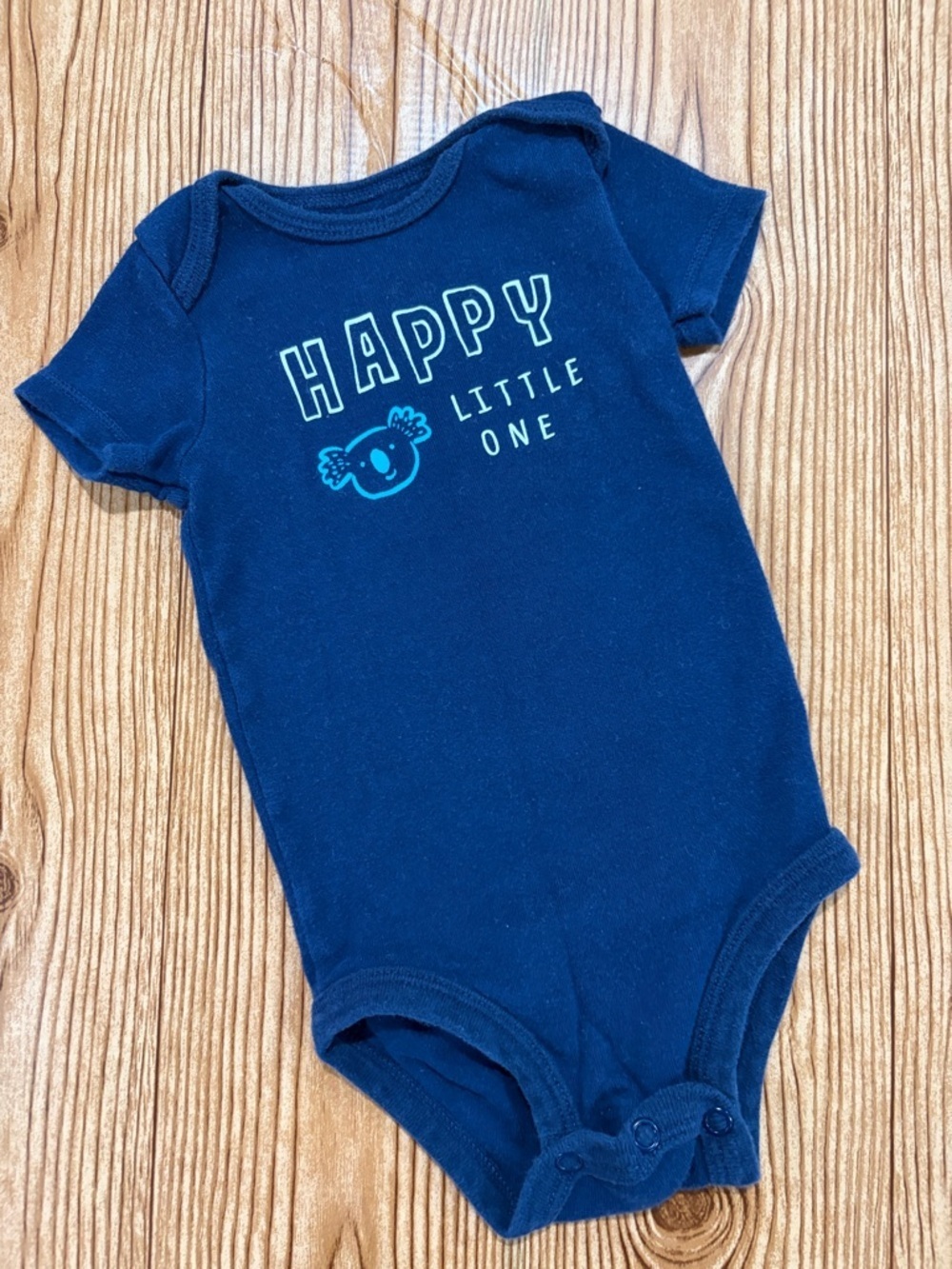 7/$20 Carter’s Happy Little One Navy Baby One-Piece Bodysuit 9 Months